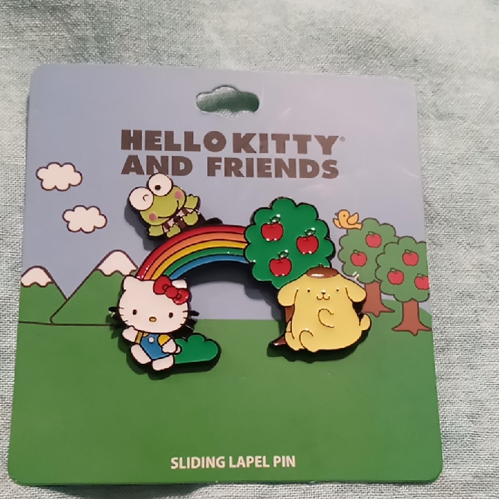 Bioworld Hello Kitty And Friends Lapel Pin Set
